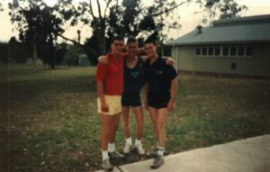 John Mark, Brad Paddon-Jones and Darren Harvey - January 1989